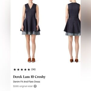 Derek Lam 10 Crosby denim dress size 8.